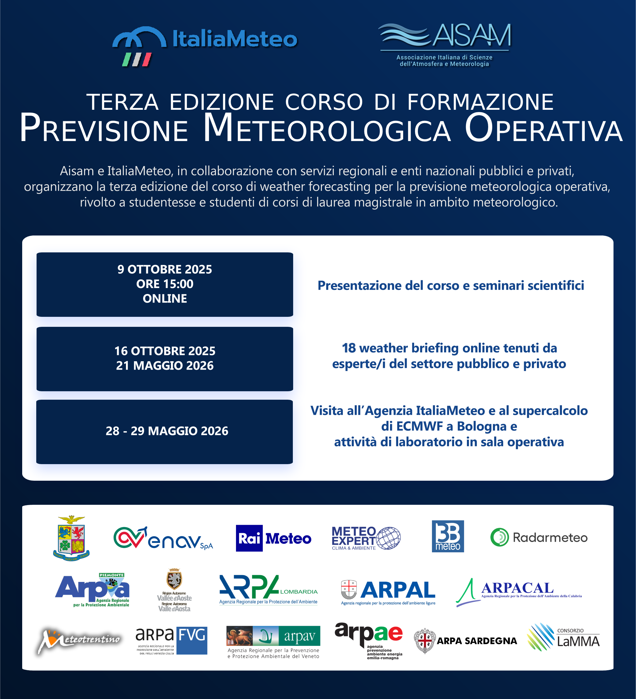 locandina corso pmo 3 con loghi