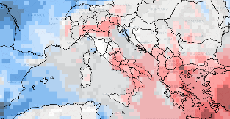 Online la nuova release di MeteoHub: disponibili nuove mappe e dataset scaricabili 